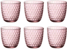 Bormioli Rocco Waterglazen Slot - Roze - 290 ml - 6 stuks