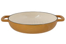 Cosy & Trendy Grillpan Fontestic Gietijzer Amber Gold Ø 28 cm - geschikt voor alle warmtebronnen - geëmailleerde anti-aanbaklaag