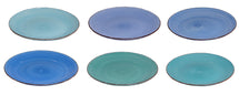 Studio Tavola Assiettes plates Ocean Blue ø 26,5 cm - 6 pièces