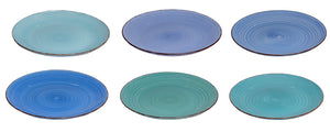 Cookinglife Dinerborden Delice Blauw ø 26,5 cm - 6 stuks