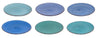 Studio Tavola Assiettes plates Ocean Blue ø 26,5 cm - 6 pièces