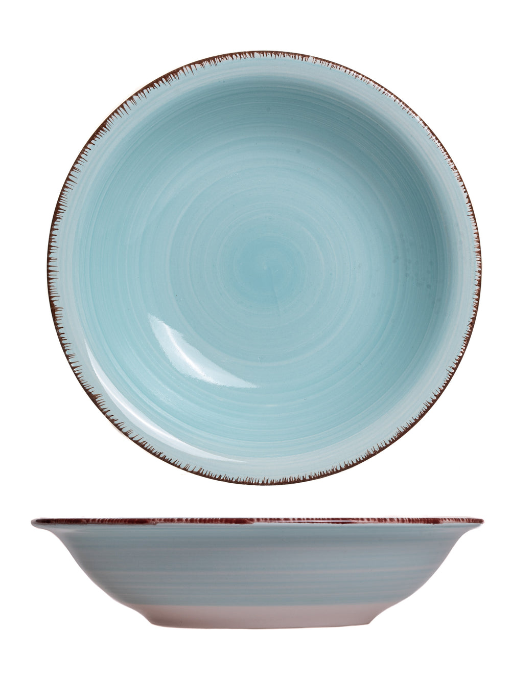 Assiettes creuses Studio Tavola Ocean Blue ø 21 cm - 6 pièces