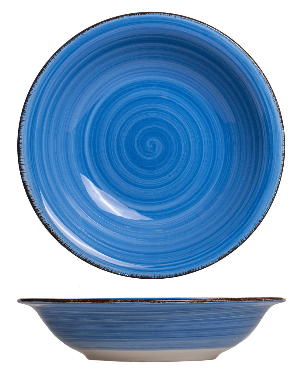 Assiettes creuses Studio Tavola Ocean Blue ø 21 cm - 6 pièces