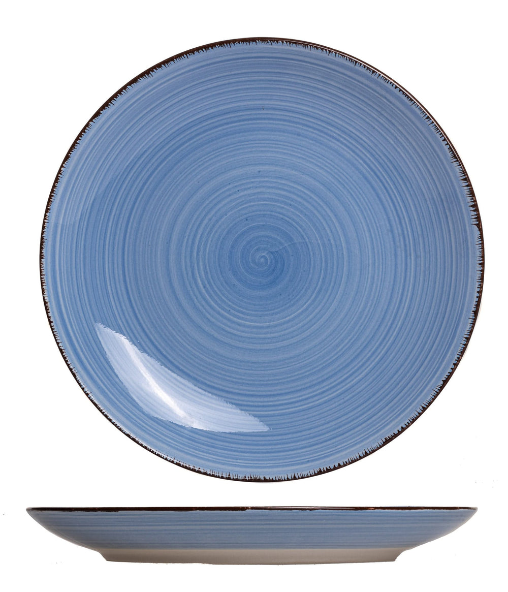 Studio Tavola Assiettes plates Ocean Blue ø 26,5 cm - 6 pièces