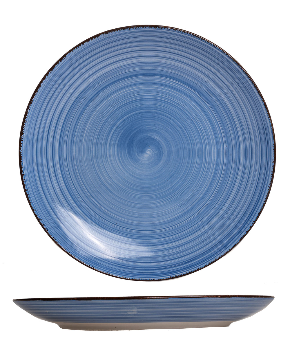 Studio Tavola Assiettes plates Ocean Blue ø 26,5 cm - 6 pièces