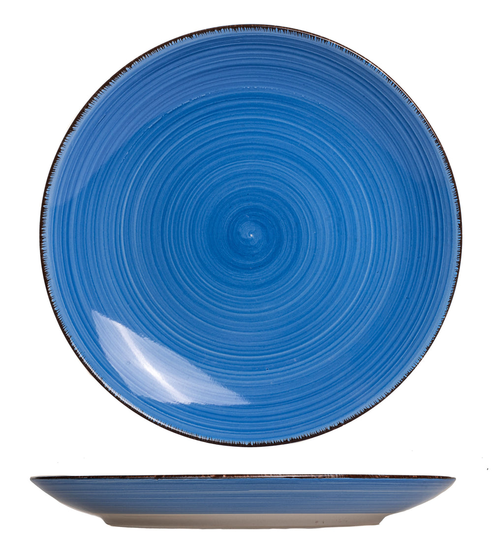 Assiettes de table Studio Tavola Ocean Blue ø 26,5 cm - 6 pièces