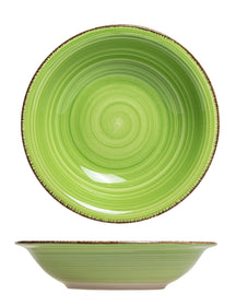 Studio Tavola Diepe Borden Summer Green ø 21 cm - 6 stuks