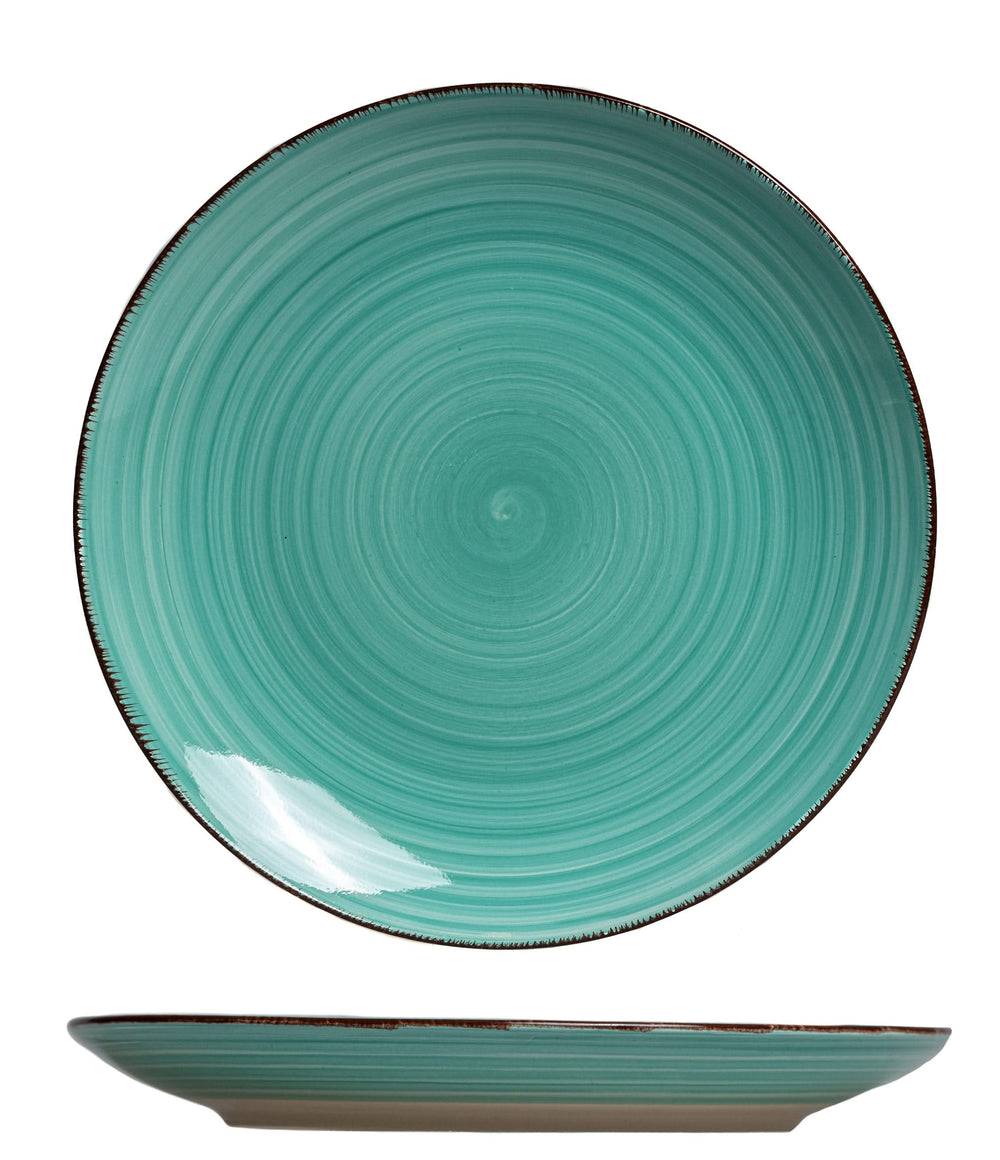 Assiettes de table Studio Tavola Summer Green ø 26,5 cm - 6 pièces