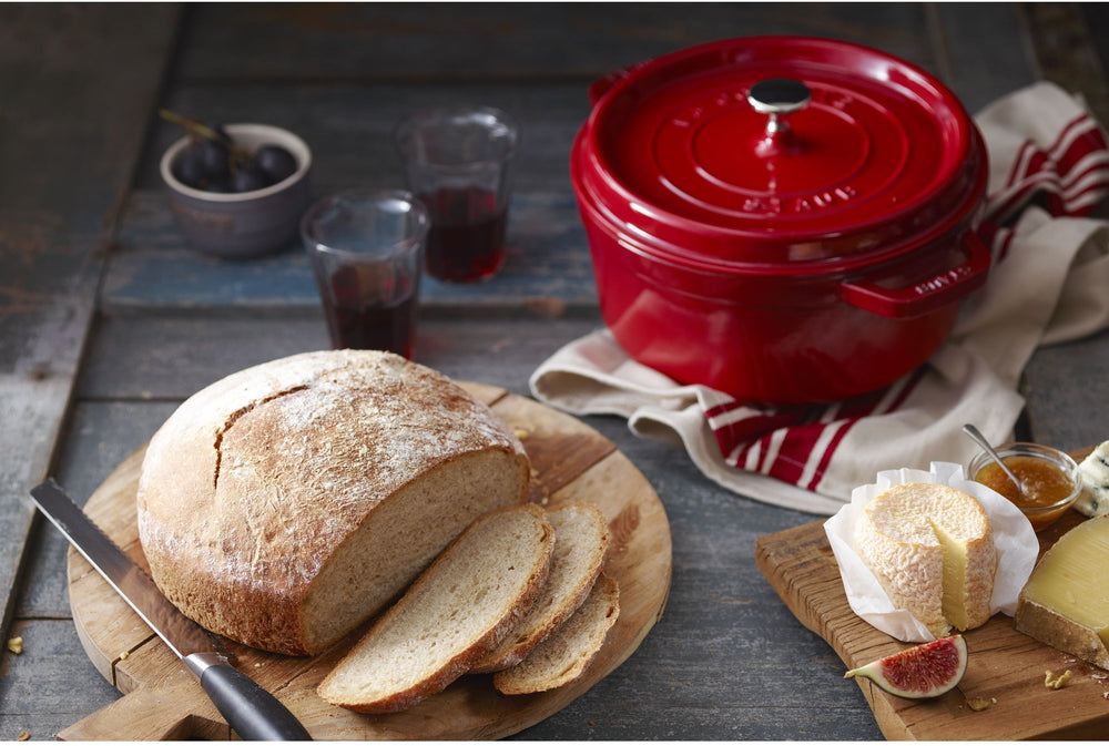 Faitout / Cocotte Staub - Rouge cerise - ø 24 cm / 3,8 litres