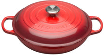 Le Creuset Casserole Signature - Campagnard - Rouge cerise - ø 30 cm / 3,5 litres