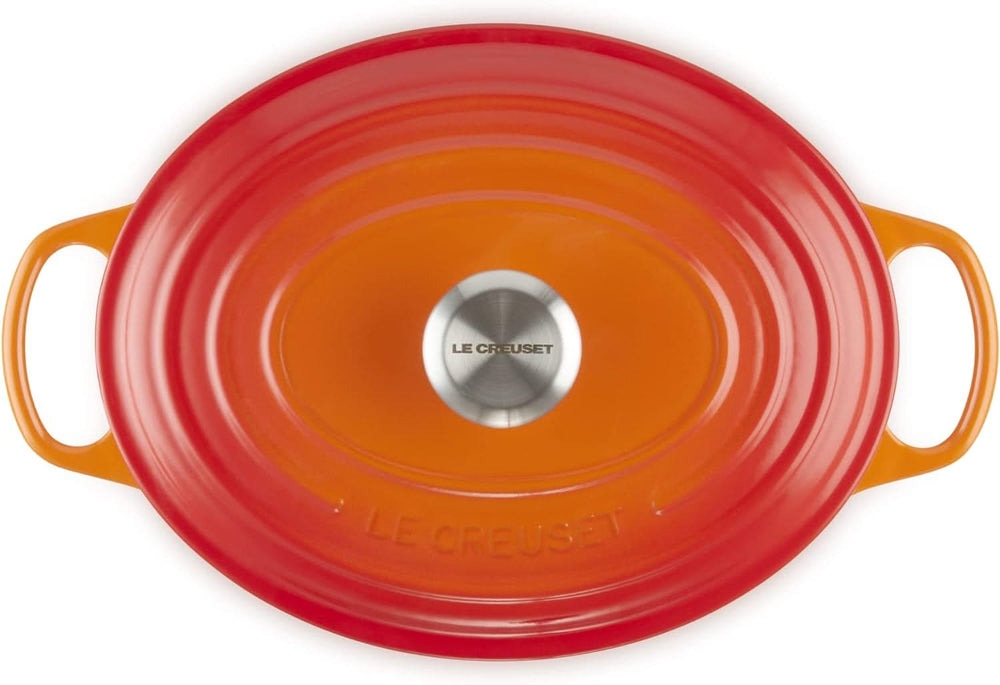 Le Creuset Braadpan Signature - Ovaal - Oranjerood - ø 31 cm / 6.3 liter