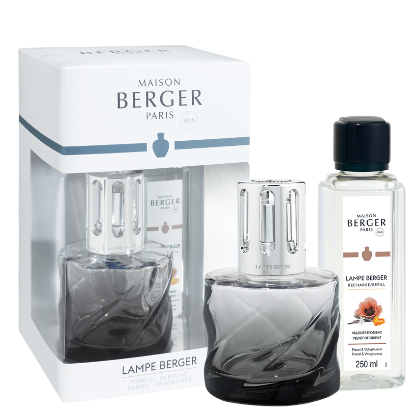 Coffret cadeau Lampe Berger Spirale Noir