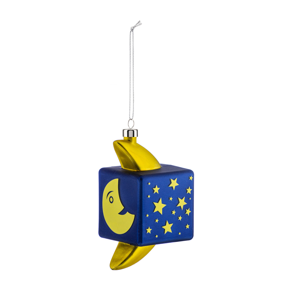 Alessi Kerstbal Le Palle Quadrate - Moon - GJ02/8 - door Marcello Jori