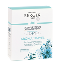 Recharge Maison Berger - pour parfum de voiture - Aroma Travel - 2 Pièces