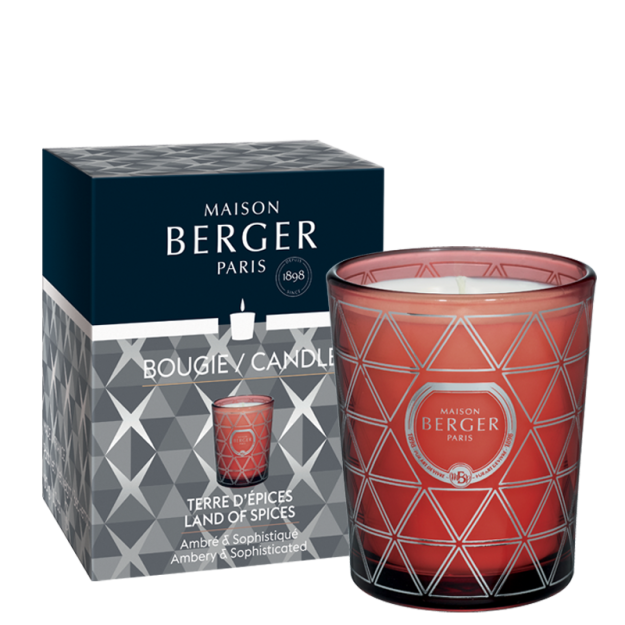 Bougie Parfumée Maison Berger Géode Paprika Terre d'Épices