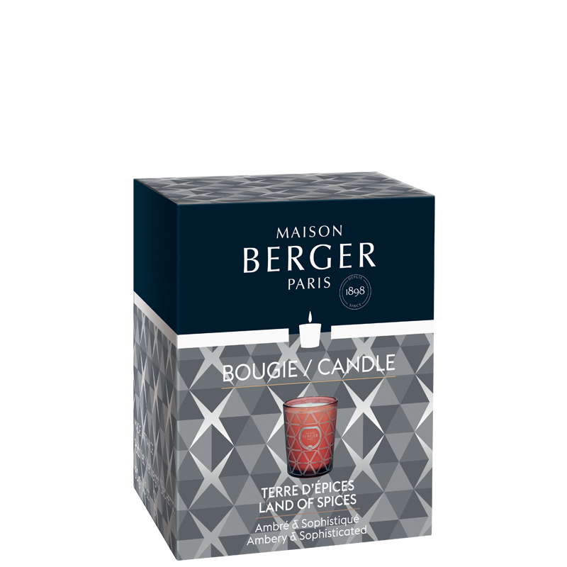 Bougie Parfumée Maison Berger Géode Paprika Terre d'Épices