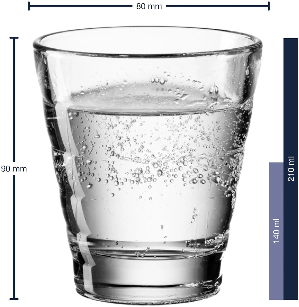 Leonardo Verres à Eau Onda - 12 pièces