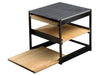 Gusta Etagere / Serving Tower Cube - Noir - 3 couches