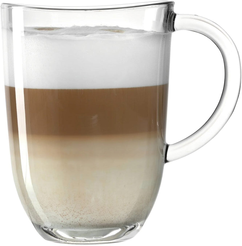 Leonardo Verres à Latte Macchiato Napoli 380 ml + 2 Cuillères