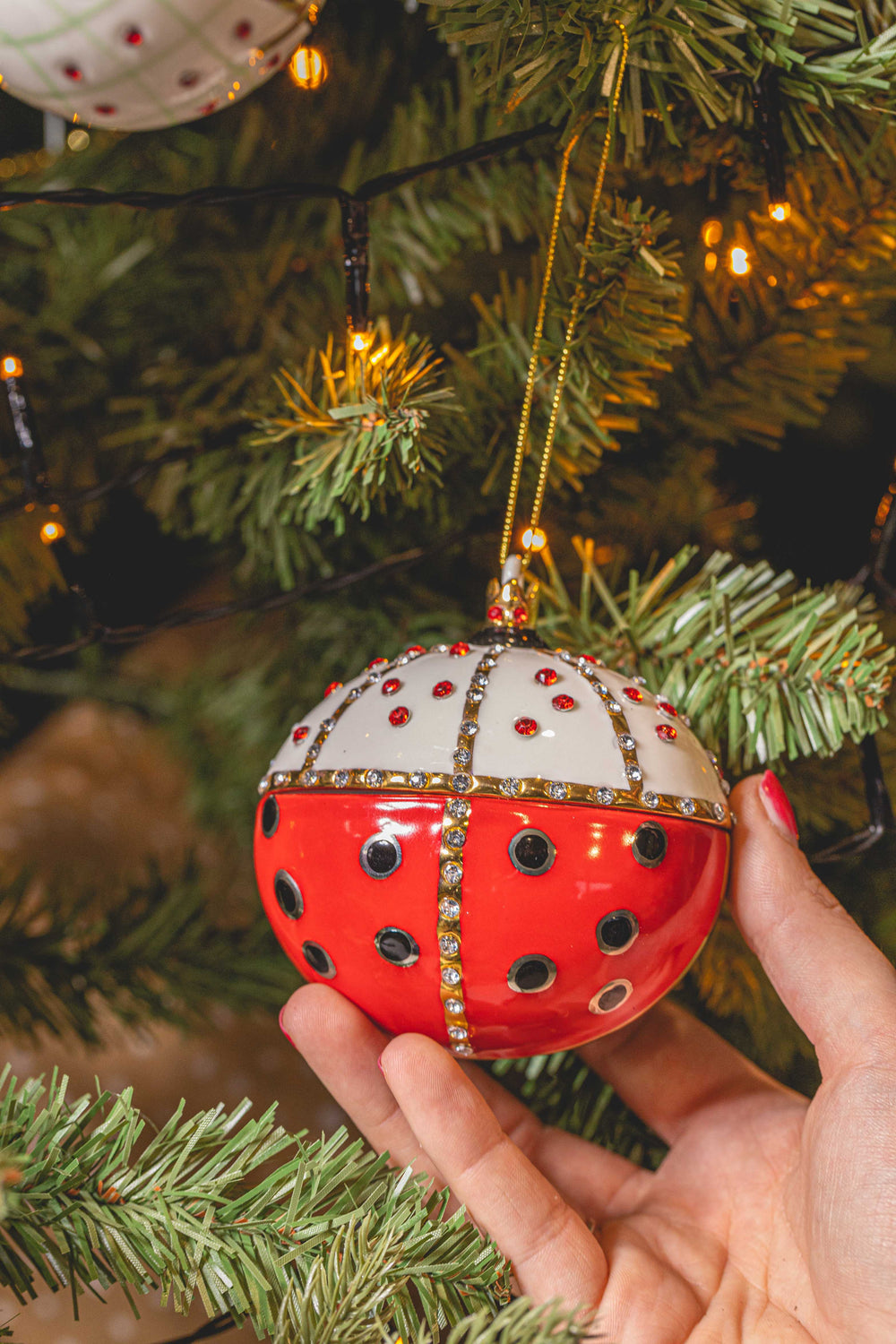 Boule de Noël Alessi Faberjori - Couronne - MJ16/8 - par Marcello Jori