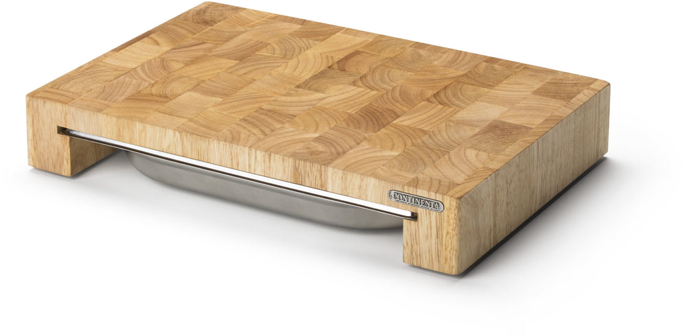 Continenta Snijplank met RVS Lade - Hout - 39 cm x 27 cm