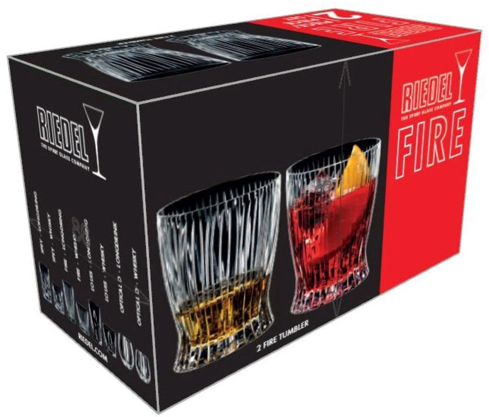 Verres à whisky Riedel Fire - 2 pièces