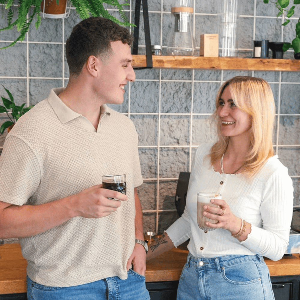 Leonardo Latte Macchiato Glazen - Gocce Tre - 390 ml - 2 stuks