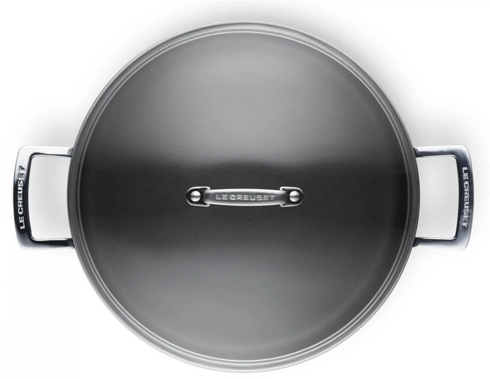 Poêle à Snack Provençale Le Creuset Les Forgées TNS - ø 24 cm / 3,3 litres - revêtement antiadhésif standard