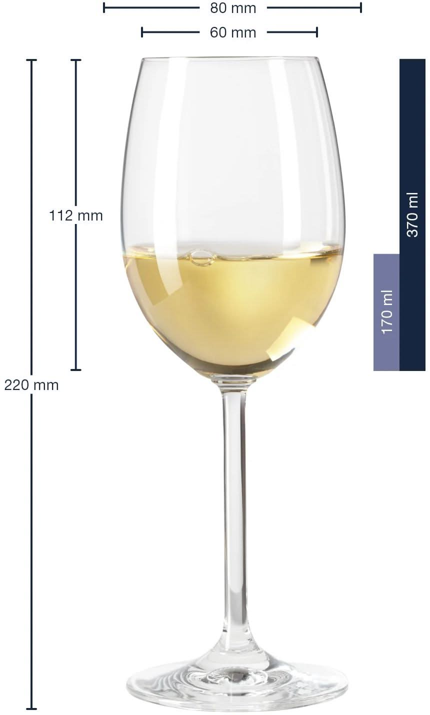 Verres à vin blanc Leonardo Daily 370 ml - 6 pièces