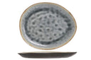 Cosy & Trendy Assiette Plate Laguna Bleu Gris 27 x 23 cm