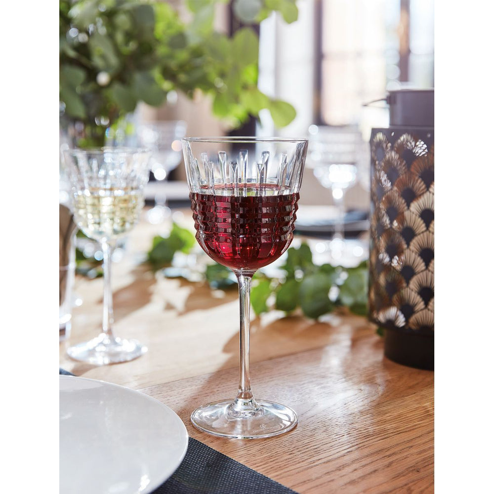 Verres à vin rouge Cristal d'Arques Rendez-Vous 350 ml - 6 pièces