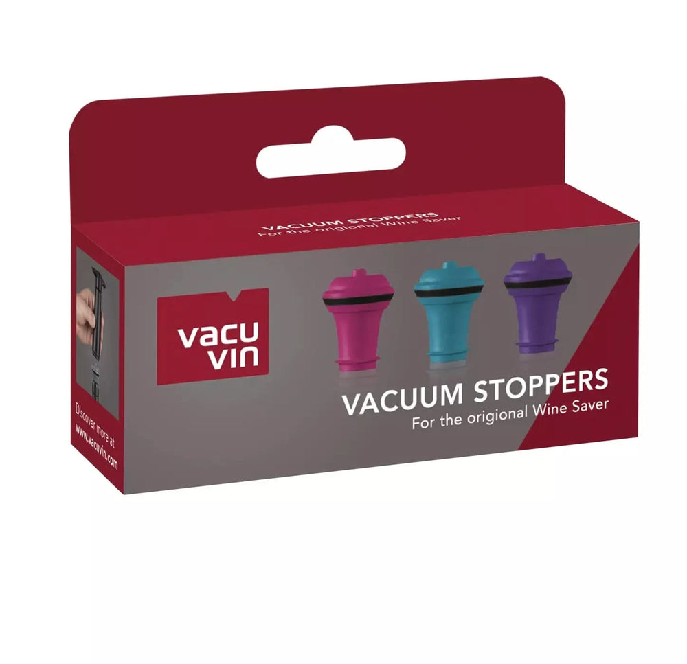 Vacu Vin Wijnstopper Vacuum Wine Stopper - Gekleurd - 3 stuks