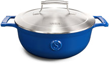 Saveur Selects Casserole Voyage - Classic Blue - ø 25 cm / 3,3 litres - revêtement antiadhésif émaillé