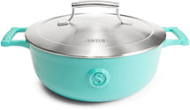 Saveur Selects Casserole Voyage - Saveur Bleu - ø 25 cm / 3,3 litres - revêtement antiadhésif émaillé