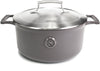 Saveur Selects Braadpan Voyage - Rabbit Grey - ø 25 cm / 4.7 liter - geëmailleerde anti-aanbaklaag