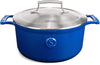 Poêle à Frire Saveur Selects Voyage - Classic Blue - ø 25 cm / 4,7 litres - revêtement antiadhésif émaillé