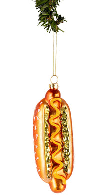 Boule de Noël Nordic Light Hot Dog 14 cm