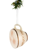 Boule de Noël Nordic Light Cappuccino 8 cm