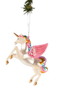 Boule de Noël Nordic Light Licorne 17 cm