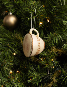 Nordic Light Kerstbal Cappuccino 8 cm