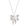 Georg Jensen Kerstbal Strik Christmas Collectibles 2022 - ketting - zilver