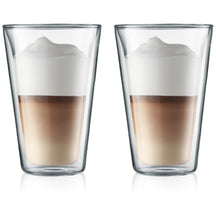 Bodum Dubbelwandige latte macchiato glazen Canteen - gepatenteerd ventiel - 400 ml - 2 stuks