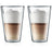 Bodum Dubbelwandige latte macchiato glazen Canteen - gepatenteerd ventiel - 400 ml - 2 stuks