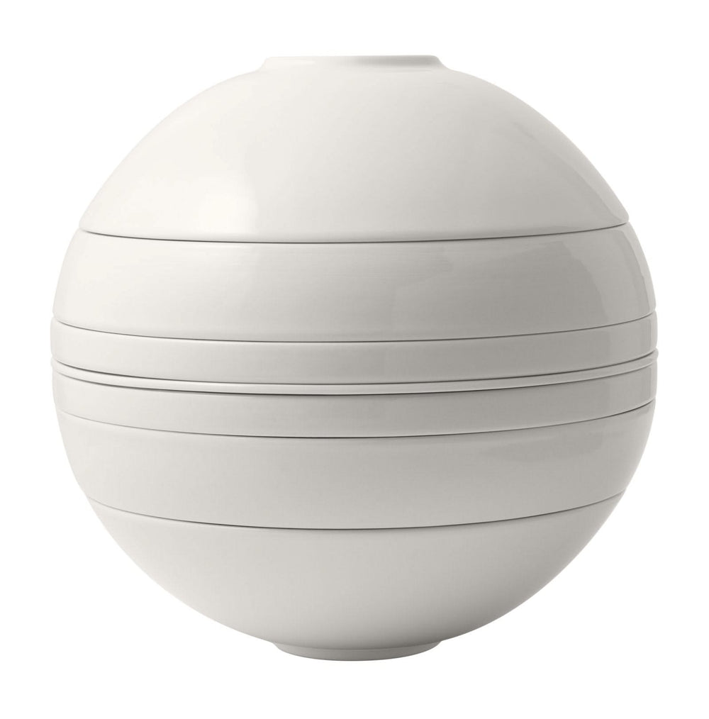 Villeroy &amp; Boch Service de vaisselle La Boule - Blanc - 7 pièces / 2 personnes