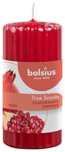 Bougie Pilier Bolsius True Scents Grenade - 12 cm / ø 6 cm