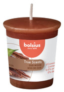 Bolsius Geurkaars / Navulling - voor kaarsenhouder - True Scents Oud Wood - 5 cm / ø 4.5 cm