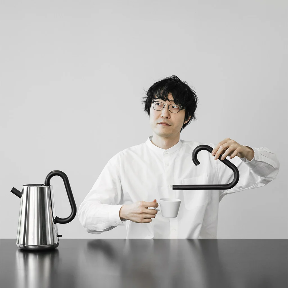 Alessi Waterkoker Toru NE01 B - 1.7 liter - door Nendo