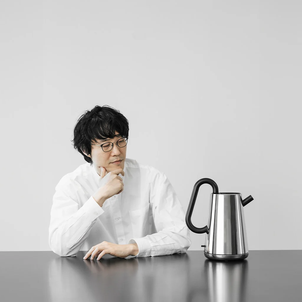 Alessi Waterkoker Toru NE01 B - 1.7 liter - door Nendo