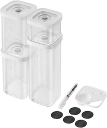 Zwilling Récipients sous vide Fresh & Save - Plastique - Transparent - Set de 6 pièces