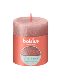 Bolsius Stompkaars Shimmer Pink - 8 cm / ø 7 cm